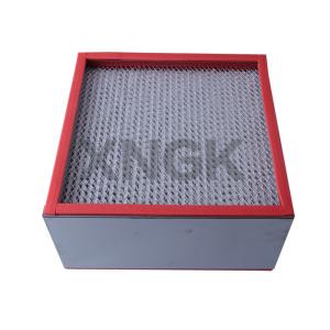 Galvanized Steel Frame High Temperature Hepa Filters Medium Efficiency
