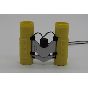 China Roof Prism Yellow Children's Toy Binoculars Lightweight Easy Carrying For Travel on sale