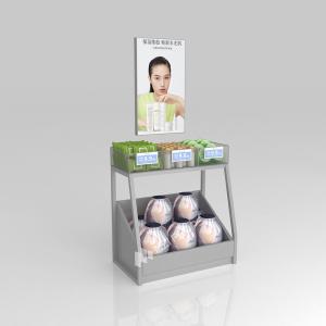 China Store Counter Grey Wooden Makeup Headband Light Box For Customized Shop Fitting And Premium Display Cabinet on sale