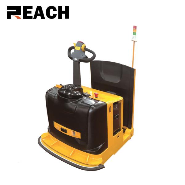 Quality Unmanned Intelligent Warehouse Forklift Trucks AGV Magnetic Stripe Guidance 2.5ton Tractor wholesale