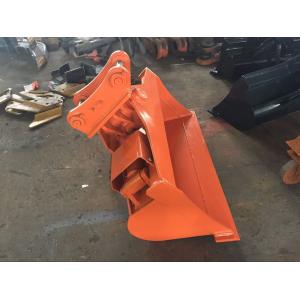 90 Degree Rotating Excavator Bucket Tilting For Mini 5 Ton Excavator boom arm