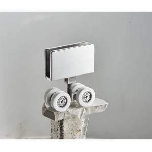 China Polished 25mm Grooved Hanging Sliding Door Rollers Shower Room Parts on sale