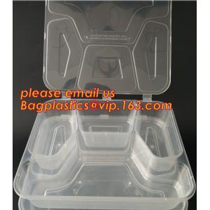 Restaurant Take Away Bento Boxes, Division Food Prep Disposable, Portion