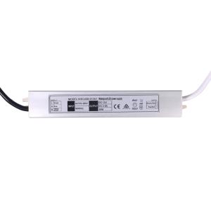 SAA Certificate Slimline LED Driver 12V 30W Waterproof Constant Voltage IP67