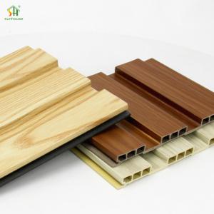 Three-Hole Wpc Wall Panel Panel Mosisture Resistance Wpc Fluted Wall