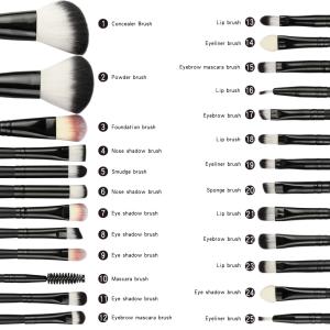Comestic Brushes for eyes and face