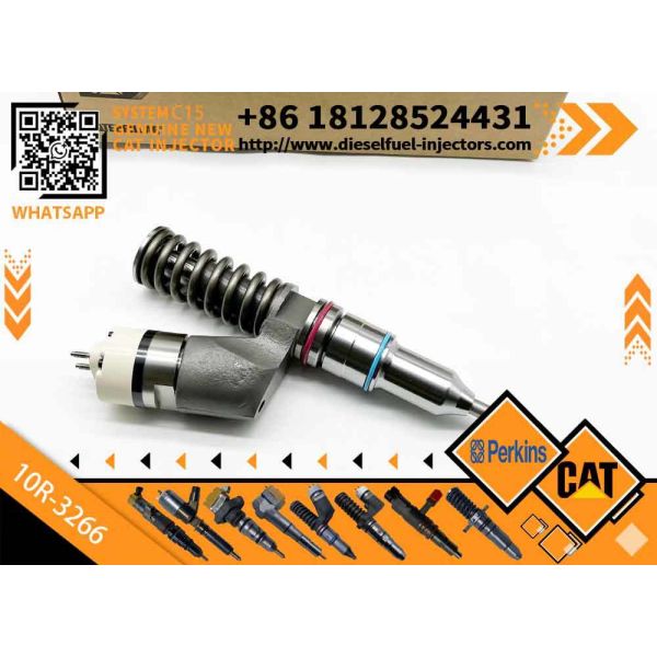 Construction Machinery Parts 253-0617 10R-3266 Common Rail Fuel Injector for Caterpillar C15 Excavator Engine