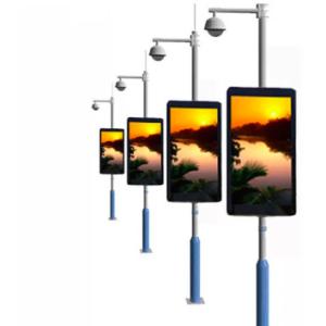 Longvision SMD Road Street Pole Led Display Light Box Outdoor Led Message Board