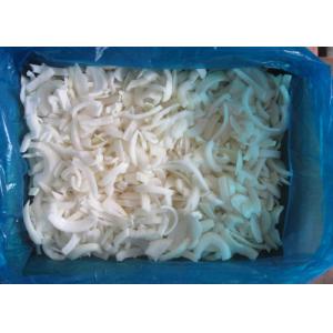 Grade A IQF Individually Quick Freezing White Onions Strips With Nature Length