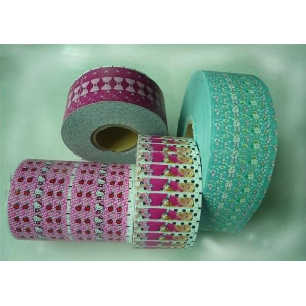 Pink Colorful Pvc Shrink Sleeve Labels Laminated Glossy Finish / Printing
