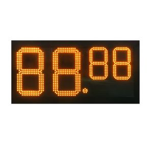 7 Segment LED Display Fuel Station Pylon Sign with 110/220VAC Power Input and 8
