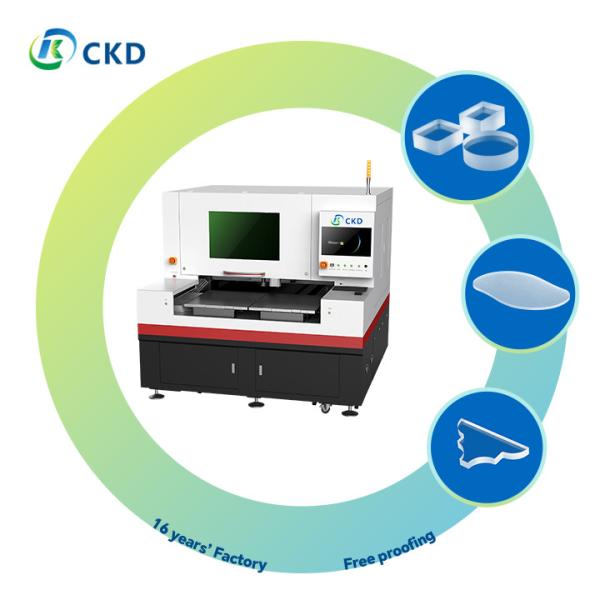 Quality High Precision Single Table Glass Cutting Machine with Minimum Cutting Burr ≤5um and Repeatability ±1.5μm wholesale