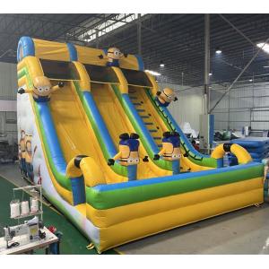 0.55mm PVC Water Slide Jumping Castle Inflatable Double Slides 8mL*6mW*6mH