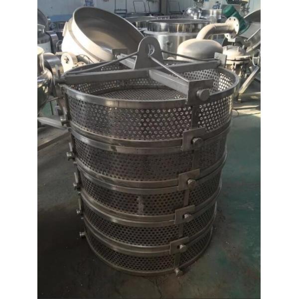 Load Container Stainless Steel Sterilization Bucket For Vertical Sterilization