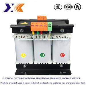 Three Phase Electric Sensor Transformer with Low and High Frequency Characterist
