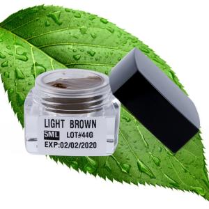 Safety Semi Permanent Makeup Pigments 5ML Light Brown Staying Color Long