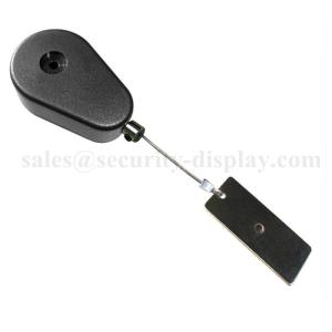 Cheap Teardrop Pullbox Anti Theft Tether with Sticky Dog Tag Endfitting for sale