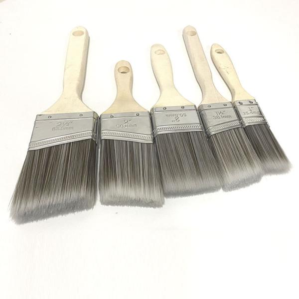 Quality Flat Shape Paint Brush Tool Oblique Brush 5-piece Set wholesale