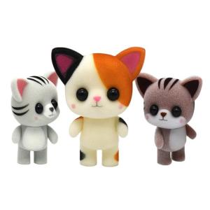 Cheap Custom Flocking Plastic Animal Toy Cartoon Mini PVC Blind Box Flocked Figurines for sale