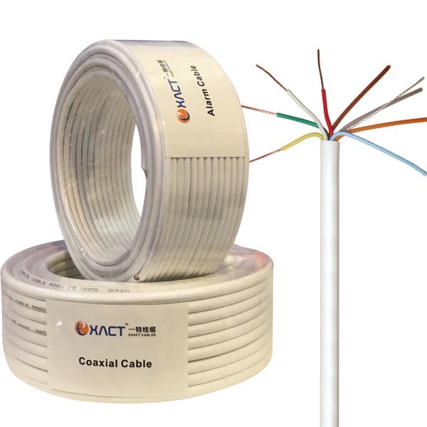 Quality Shielded 6x0.22mm2 Stranded BC Copper Conductor CPR Eca Control Cable for CCTV System wholesale