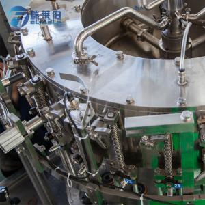 3 In 1 Monoblock Wine Glass Bottle Filling Machine For Beverage , Tomato Paste