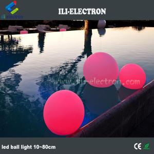 PE Plastic rechargeable LED Floating Ball