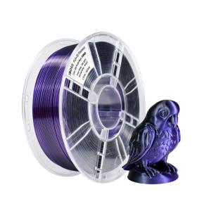 Cheap 3D Printer Filament PLA Pro Toughness Enhanced Silk Dual Color Purple Black Filament for sale