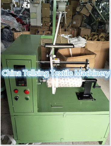 Good quality Tellsing coiling machine in sales for ribbon,webbing,tape,strip
