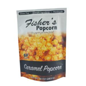 China Gravure Printing Popcorn Packaging Pouch 100-300 Microns Thick Stand Up Pouch Bags on sale