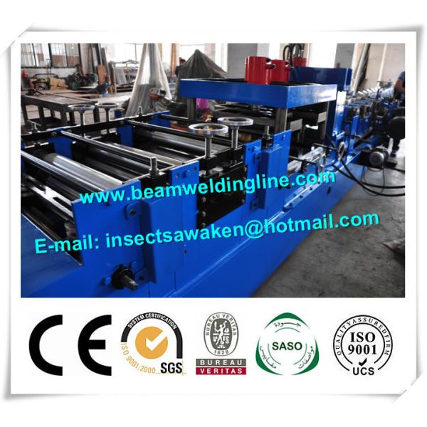 Quality Quick Changeable C Z Purlin Roll Forming Machine / Tube End Forming Machine wholesale