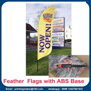 China Custom Advertising Feather Flag Banners Signs on sale