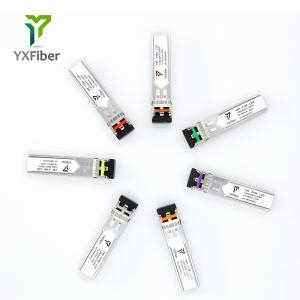 1000base wdm Sfp 3km 1310nm/1550nm SMF Fiber SC DDM Optic Transceiver Module