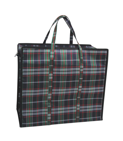Quality Customized Durable Recycled PP Shopping Bags With Double Handle wholesale