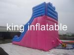 Outdoor Durable Inflatable Dry Slide With Simple But General For Amusement Park