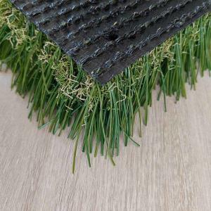 Green Artificial Landscape Grass With Low Maintenance Cost And High Density Of