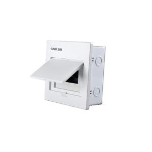 MCB power electrical distribution box SINGI brand GNB 3007 7 ways ivory-white
