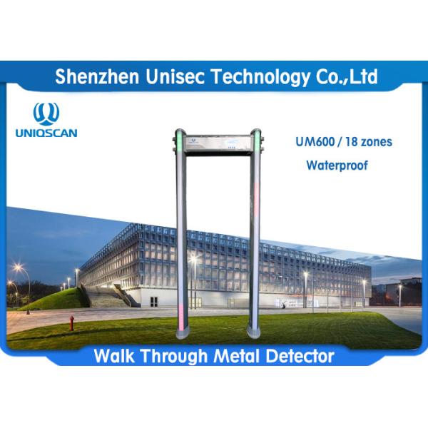 Quality High Sensitivity Portable Walk Through Metal Detector Security Gate With Waterproof  Function wholesale