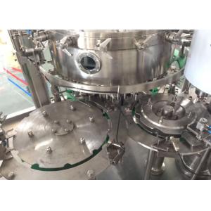 SS304 Beer Bottle Filling Equipment Rinsing Capping 3 IN 1 Unit PLC Automatic Control