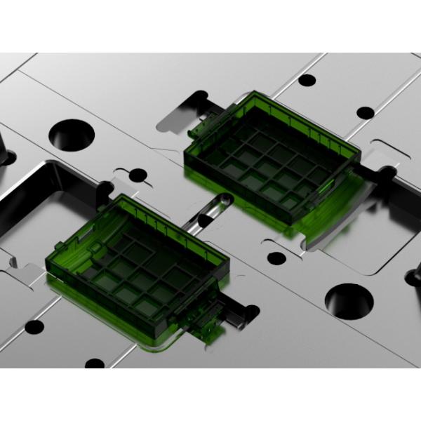 OEM / ODM : Cold Runner Injection Molding & Transparent Medical Instrument Cover (1*2) No.23670