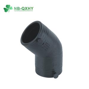 Injection Molded HDPE Pipe Fitting 90 Degree Elbow for Gas Water Supply