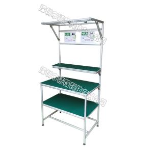 ESD Loading Aluminium Alloy Pipe Workbench Removable Custom Shelves