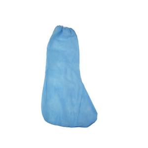 Blue Non Woven Work Boot Covers Disposable Excellent Protection 45 X 42 Cm Elastic Or With String