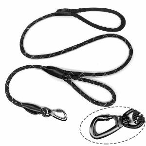 Traffic Handle Dog Harness Leash No Slip Sturdy Skin Friendly 5 ft For Large