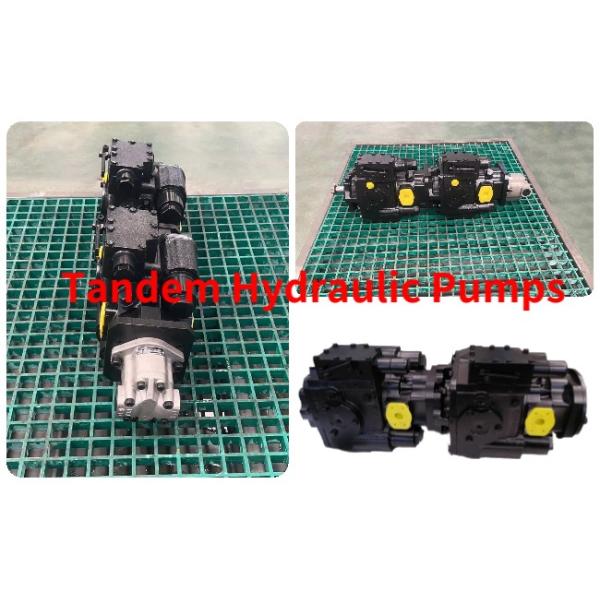 Highland tandem hydraulic pump Custom Design Highland Tandem Hydraulic Pumps Cast Iron Material