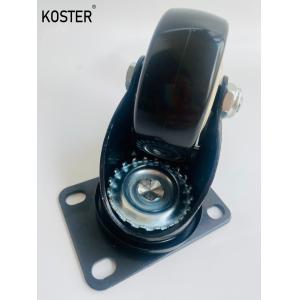 Industry Light Duty Caster with Black White Core PVC Rubber TPE Omni-Directional