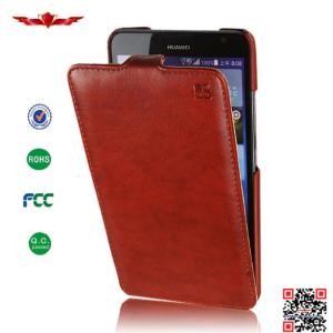 China 100% Perfect Fit Brand New Quality PU Flip Leather Cover Case For HuaWei Ascend Mate 2 on sale