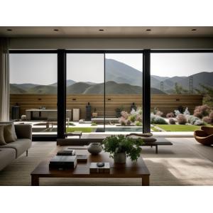 Customized Home Aluminum Windows Sliding Argon Filled Glass Windows