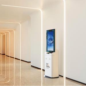 32 Inch Passport Scanner Card Dispenser ID Recognition VPOS Payment Kiosk For