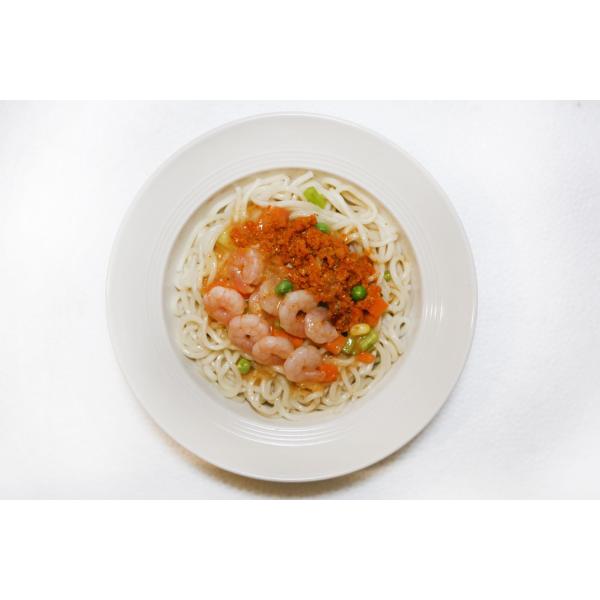 OEM Microwave Reheat Crab Roe And Shrimp Noodle