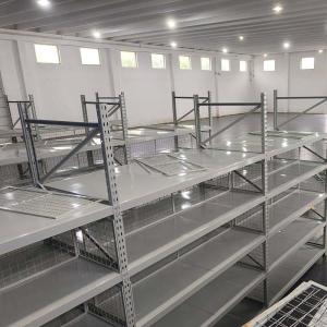 100KG/Layer-500KG/Layer Boltless Shelving Units Customized For Warehouse Storage